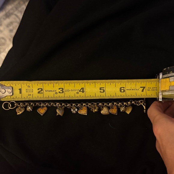 Gold-Tone AdjusGold Adjustable Floral Charm Bracelet🤩SEE OFFER IN DESCRIPTION🤩 - Picture 9 of 11